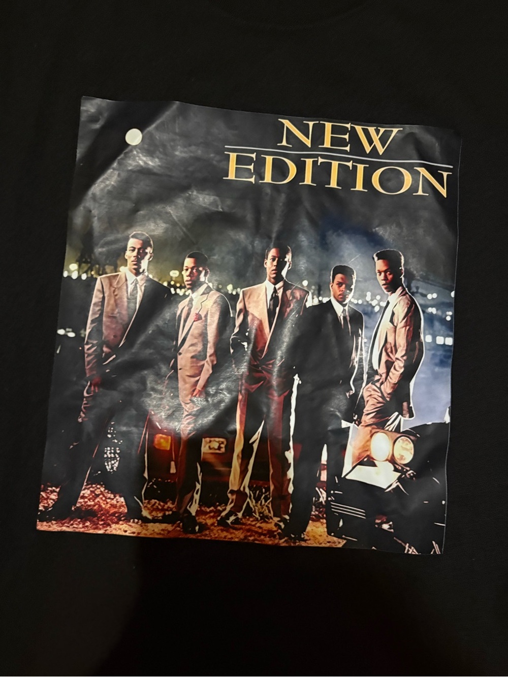 Black Graphic Crewneck T-Shirt